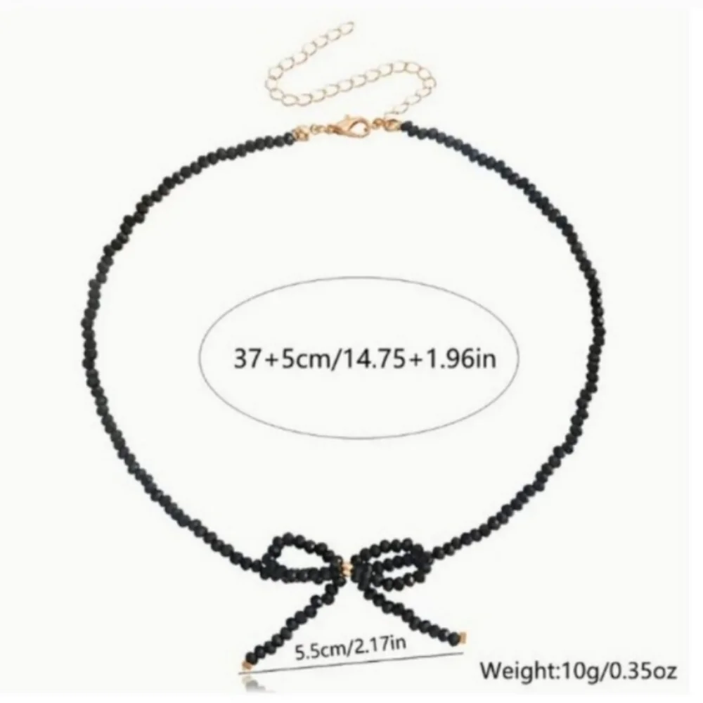 Free People Black Bow Choker Necklace - Picture 5 of 6